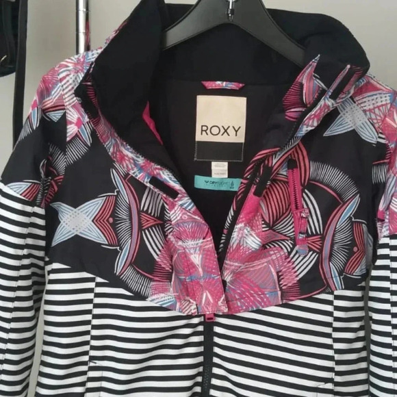 Roxy Girls Frozen Flow Snow Jacket DryFlight 15K Size 14 years (XL) or Woman(XS) - Picture 9 of 9